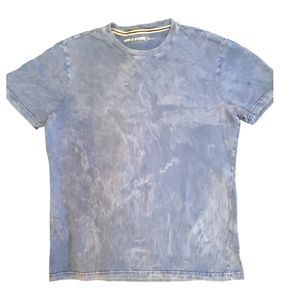 Men's Sun + Stone Blue and grey marbled Tee